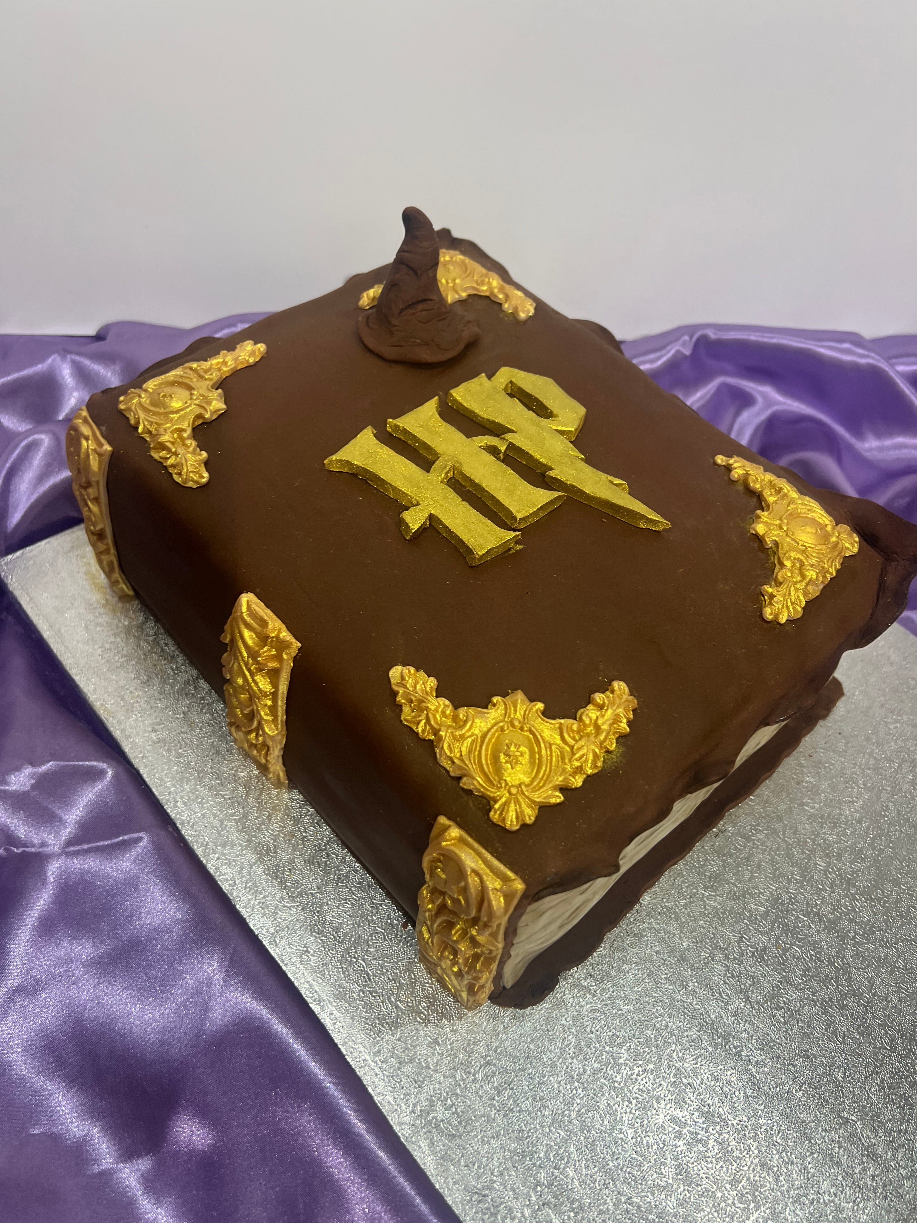 Harry Potter Themed Book Cake